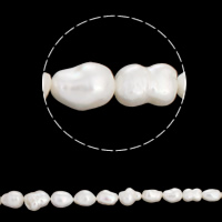 Baroko Kultūringas gėlavandenių perlų karoliukai, Gėlo vandens perlų, Barokas, natūralus, daugiau spalvų pasirinkimas, Įvertinimas AAA, 13-18mm, Skylė:Apytiksliai 0.8mm, Parduota už Apytiksliai 15.7 Inch Strand
