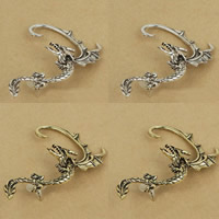 Fashion Earring Cuff and Wraps Zinc Alloy with plastic earnut Dragon plated nickel lead & cadmium free Sold By PC