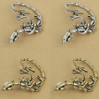 Fashion Earring Cuff and Wraps Zinc Alloy with plastic earnut Bamboo plated nickel lead & cadmium free Sold By PC