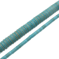 Türkis Perlen, Synthetische Türkis, Bruchstück, verschiedene Größen vorhanden, blau, Bohrung:ca. 1.5mm, Länge:ca. 15 ZollInch, verkauft von Tasche