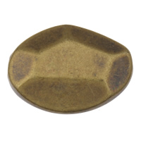 Perles  acrylique plaqué , Plaqué de couleur de bronze antique, 27x19x8mm, Trou:Environ 1mm, 2sacsvalises/lot, Environ 35PC/sac, Vendu par lot