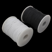 Wax Cord, Waxed Linen Cord, with plastic spool, more colors for choice, 1.5mm, Approx 100Yards/Spool, Sold By Spool