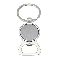 Zinc Alloy Key Chain Findings platinum color plated DIY Stickers & with bottle opener nickel lead & cadmium free  84mm Inner Approx 25mm Approx Sold By Lot