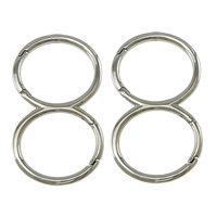 Stainless Steel Snap Clasp, Number 8, original color, 30x50x3mm, 10PCs/Lot, Sold By Lot