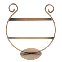 Iron Earring Display, antique copper color plated, nickel, lead & cadmium free, 186x203x84mm, Sold By PC