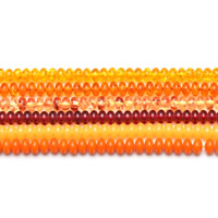 Imitierter Bernstein Harz Perlen, Rondell, Nachahmung Bienenwachs, keine, 5x8mm, Bohrung:ca. 1mm, ca. 80PCs/Strang, verkauft per ca. 15.5 ZollInch Strang