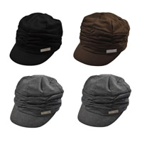 Cotton Hat, with Tibetan Style, more colors for choice, 56-58cm, Sold By PC