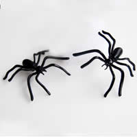 Zinc Alloy Split Earring Spider stoving varnish black nickel lead & cadmium free Sold By PC
