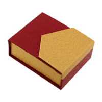 Картоновая шкатулка для подвесок, картон, с Губка, Прямоугольная форма, 68x82x30mm, 36ПК/Лот, продается Лот