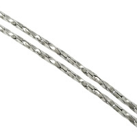 Rozsdamentes acélból készült ékszerek Chain, Stainless Steel, az eredeti szín, 2mm, 20m/Lot, Által értékesített Lot