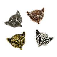 Zinc Alloy Animal Beads Fox plated blacken nickel lead & cadmium free Approx 2mm Sold By Lot