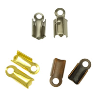 Brass, plated, more colors for choice, lead & cadmium free, 4x9x3mm, Hole:Approx 2mm, 5000PCs/Bag, Sold By Bag