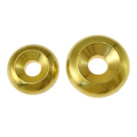 Zinc Alloy Spacer Beads Brass gold color plated nickel lead & cadmium free Sold By Lot