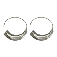 Stainless Steel Earring, original color, 30x33.50x4mm, Sold By Pair