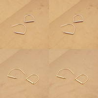 Brass Earring plated nickel lead & cadmium free 20mm Sold By Bag