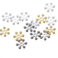 Tibetan Style Spacer Beads, Snowflake, plated, more colors for choice, nickel, lead & cadmium free, 10mm, Hole:Approx 1.5mm, Approx 10000PCs/Bag, Sold By Bag