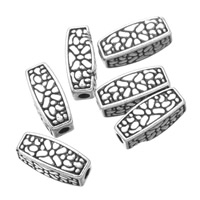 Tibetan Style Jewelry Beads, antique silver color plated, nickel, lead & cadmium free, 5x12mm, Hole:Approx 1.4mm, 300PCs/Lot, Sold By Lot