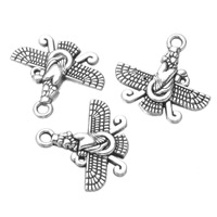 Tibetan Style Pendants, antique silver color plated, nickel, lead & cadmium free, 17x15mm, Hole:Approx 1.5mm, 500PCs/Lot, Sold By Lot