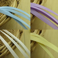 Terylene Ribbon, Polyester, flere farver til valg, 3mm, 50m/Bag, Solgt af Bag