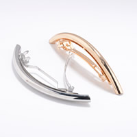 Hair Barrettes Zinc Alloy with iron clip plated nickel lead & cadmium free 110mm Sold By Bag
