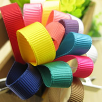 Grosgrain Ribbon, more colors for choice, 10mm, 50m/Bag, Sold By Bag