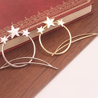 Zinc Alloy Hair Accessories Star plated nickel lead & cadmium free 100mm  Sold By Bag