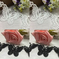 Lace Trim & Ribbon Polyester Butterfly 50mm Sold By Lot