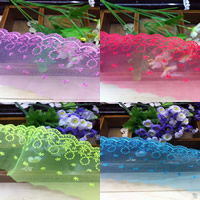 Lace Trim & Ribbon Flower 100mm Sold By Lot