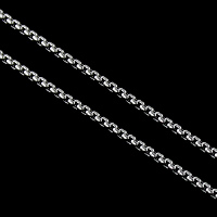 Stainless Steel Box Chain, original color, 1.80x1.80x1mm, 100m/Lot, Sold By Lot