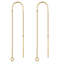 Gold Filled Earring thread 14K gold-filled nickel lead & cadmium free 0.75mm Sold By Pair