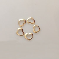 Gold Filled Pendant, Heart, 14K gold-filled, nickel, lead & cadmium free, 8.40x7mm, Sold By PC
