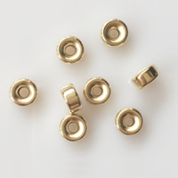 Gold-teli Távtartó gyöngy, Rondelle, 14K arannyal teli & különböző méretű a választás, nikkel, ólom és kadmium mentes, Által értékesített PC