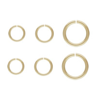Gold-filled círculo aberto, Rosca, 14K cheio de ouro & tamanho diferente para a escolha, níquel, chumbo e cádmio livre, vendido por PC