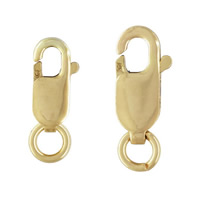 Gold Filled Lobster Clasp, 14K gold-filled & different size for choice, nickel, lead & cadmium free, Sold By PC
