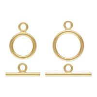 Gold Filled Toggle Clasp, 14K gold-filled & different size for choice, nickel, lead & cadmium free, Sold By Set
