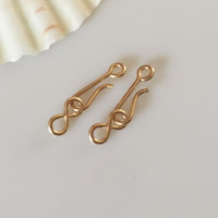 Gold Filled Hook and Eye Clasp 14K gold-filled nickel lead & cadmium free 14.25mm Sold By PC