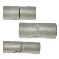 Stainless Steel Magnetic Clasp, Column, different size for choice, original color, 10PCs/Lot, Sold By Lot