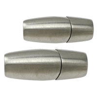 Fecho magnético de aço inoxidável, Oval, tamanho diferente para a escolha, cor original, 10PCs/Lot, vendido por Lot