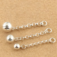 925 Sterling Silver Extender Chain, Round, different size for choice, Sold By Lot