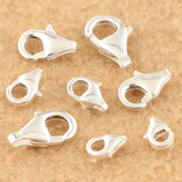 925 Sterling Silver Lobster Claw Clasp, different size for choice, Sold By Lot