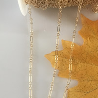 Gold Filled Chain, 14K gold-filled & figaro chain, nickel, lead & cadmium free, 2mm, Sold By m