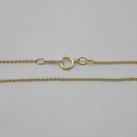 Gold Filled Necklace Chain 14K gold-filled & ball chain nickel lead & cadmium free 1.20mm Sold By Strand