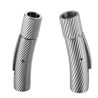 Stainless Steel Bayonet Clasp, different size for choice, original color, Sold By PC