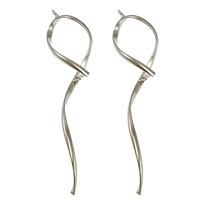 Brass Pinch Bail platinum color plated nickel lead & cadmium free 0.7mm Approx 2mm Sold By Lot