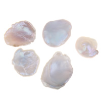Natural Freshwater Pearl Loose Beads, Keshi, no hole, purple, 8-13mm, 5PCs/Bag, Sold By Bag