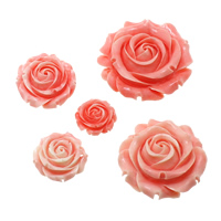 Fluted Giant, Flower, Carved, different size for choice, 5PCs/Lot, Sold By Lot