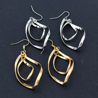 Zinc Alloy Drop Earring iron earring hook plated lead & cadmium free Sold By Bag
