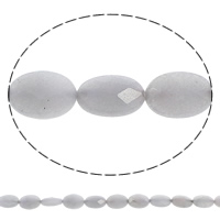 Dyed Jade Beads Flat Oval faceted grey Approx 1mm Length Approx 15.5 Inch Approx Sold By Bag