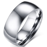 Палец кольцо из нержавеющей стали, нержавеющая сталь, разный размер для выбора, оригинальный цвет, 8mm, 5ПК/Лот, продается Лот
