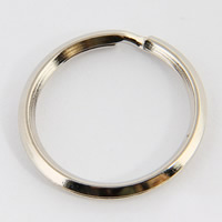 Jern split ring, platin farve forgyldt, bly & cadmium fri, 2x32mm, 1000pc'er/Bag, Solgt af Bag